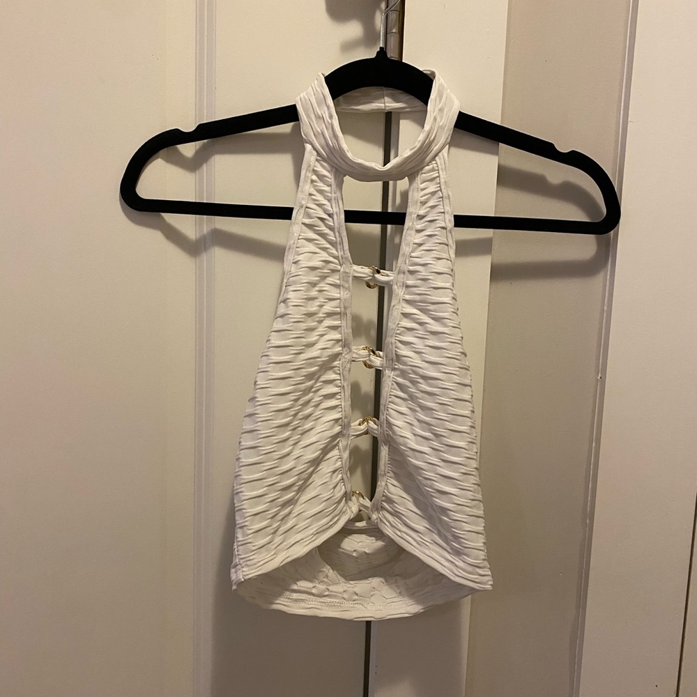 Cut-off crop top
